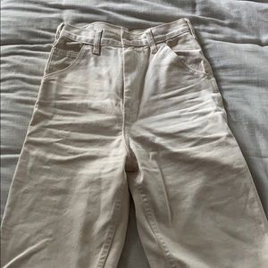 Brandy Melville White Cargo Pants